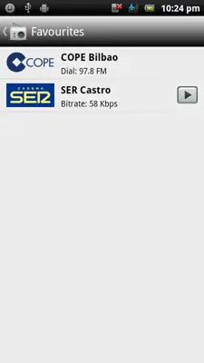 Spanish radio stations android App screenshot 0