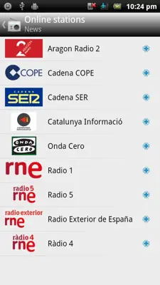 Spanish radio stations android App screenshot 1